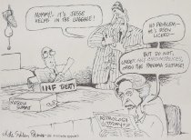 Mommy! It's Jesse Helms in the luggage!